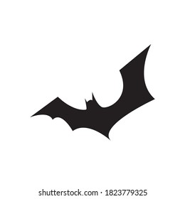 Bat flying icon design template vector isolated illustration