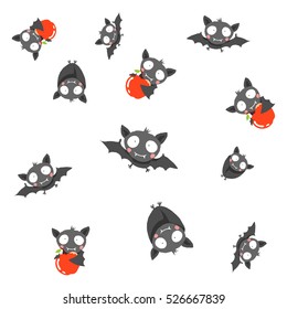 bat funny pattern