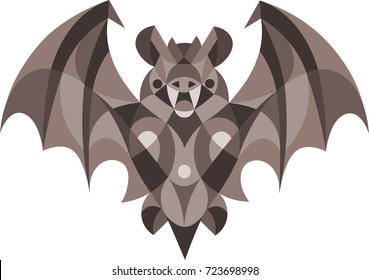 bat geometric style