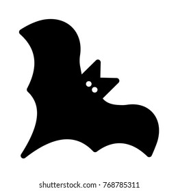 bat glyph icon