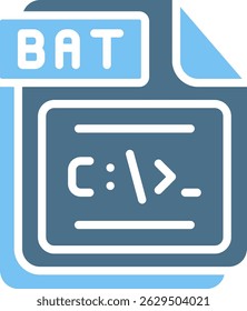 BAT Glyph Two Colour Icon