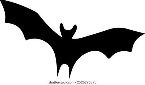 Bat halloween clip art design on plain white transparent isolated background for card, shirt, hoodie, sweatshirt, apparel, card, tag, mug, icon, poster or badge