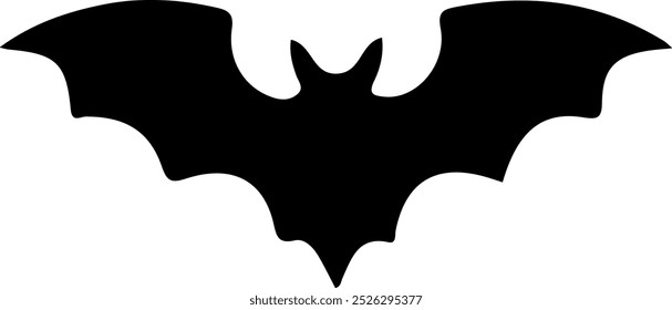 Bat halloween clip art design on plain white transparent isolated background for card, shirt, hoodie, sweatshirt, apparel, card, tag, mug, icon, poster or badge