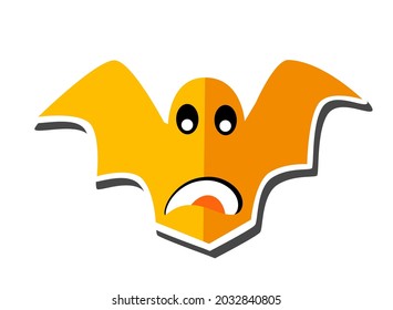 Bat Halloween horror scary festive illustration spooky animal