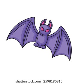 Bat Halloween icon design. Vector design