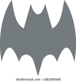 bat halloween  illustration vector icon flat design