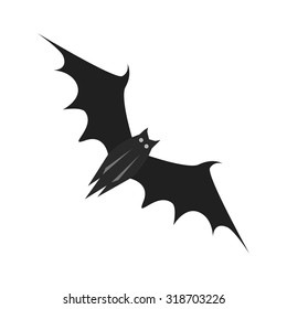 Bat, halloween, night icon vector image.Can also be used for halloween, celebration, observances and holidays. Suitable for mobile apps, web apps and print media.
