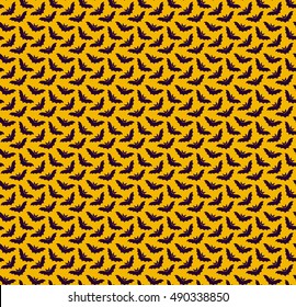 Bat halloween scary seamless vector pattern