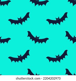 Bat halloween seamless pattern. Halloween dracula Vampire ghost. Endless background. Vector illustration.