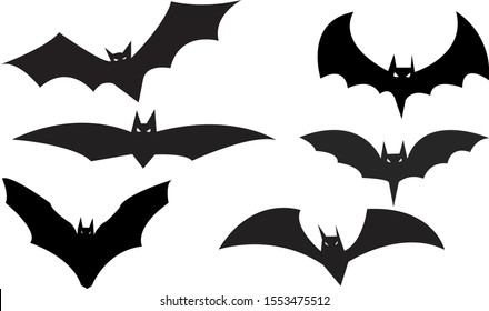 bat halloween vector design illustration night
