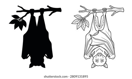 Bat Hand Drawn Set