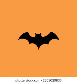 Bat, Happy Halloween vector icon