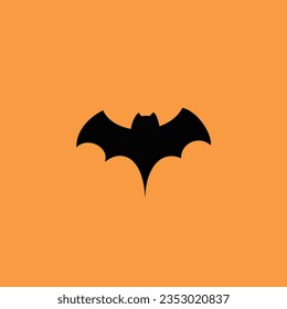 Bat, Happy Halloween vector icon