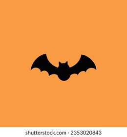 Bat, Happy Halloween vector icon