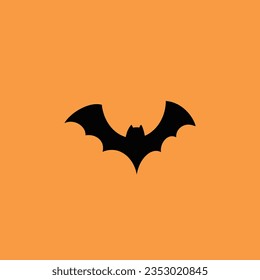 Bat, Happy Halloween vector icon