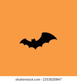 Bat, Happy Halloween vector icon