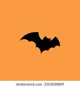 Bat, Happy Halloween vector icon