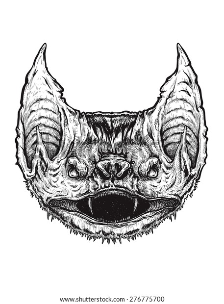 Bat Head Stock Vector (Royalty Free) 276775700 | Shutterstock