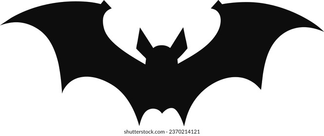 Bat icon. Bat animal simple icon. Halloween bat icon.