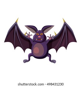 Bat icon. Cartoon illustration of bat vector icon for web