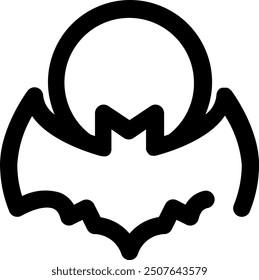 bat Icon Design in 32px size