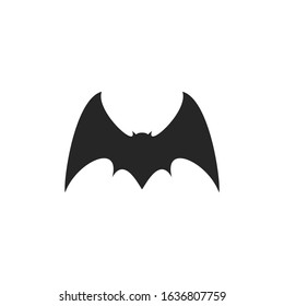 bat Icon, editable color template. bat symbol vector sign isolated for graphic and web design.