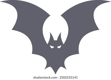 Bat Icon for Halloween and Nighttime-Themed Designs