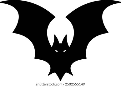 Bat Icon for Halloween and Nighttime-Themed Designs