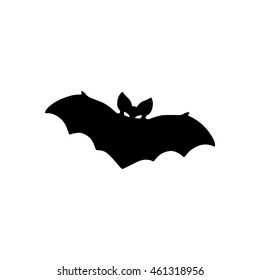 Bat Icon. Halloween vector illustration.