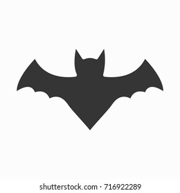 Bat icon, illustration isolated vector sign symbol