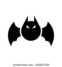 Bat icon isolated on white background