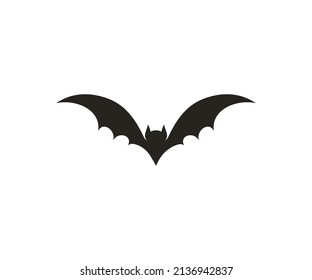 Bat icon isolated on white background