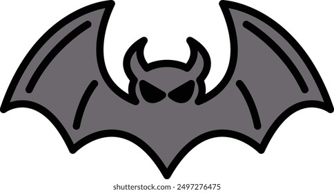 A Bat icon in line style.