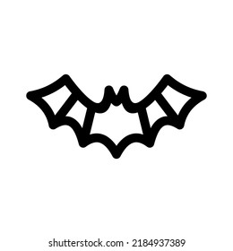 bat icon or logo isolated sign symbol vector illustration - high quality black style vector icons
