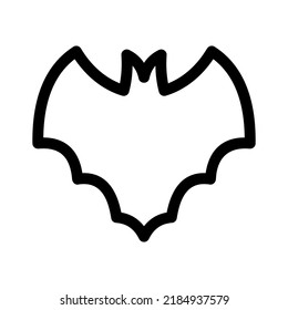 bat icon or logo isolated sign symbol vector illustration - high quality black style vector icons
