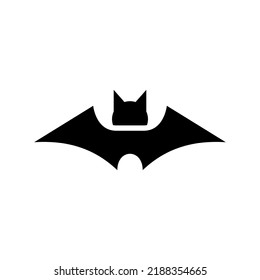 bat icon or logo isolated sign symbol vector illustration - high quality black style vector icons
