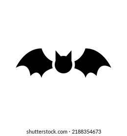 bat icon or logo isolated sign symbol vector illustration - high quality black style vector icons
