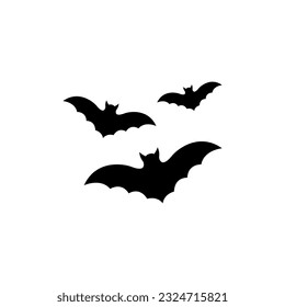 Bat icon logo vector design