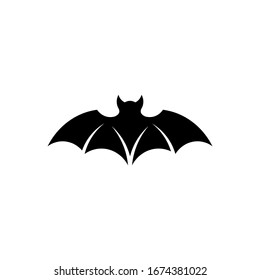 Bat icon logo vector