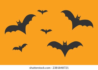 Bat icon. Mystery element set vector ilustration.