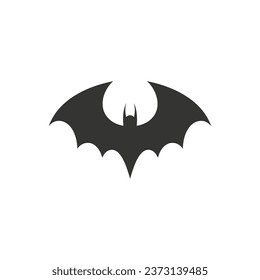 Bat Icon on White Background - Simple Vector Illustration