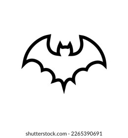 bat icon sign symbol, vector illustration on white background