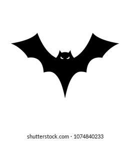 Bat icon silhouette vector