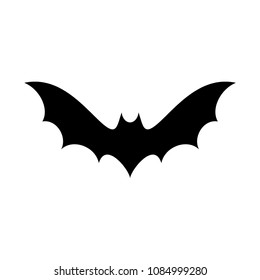 Bat Icon Silhouette Vector Stock Vector (Royalty Free) 1084999280 ...