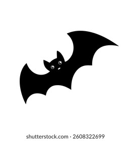 Bat icon silhouette vector illustration art design