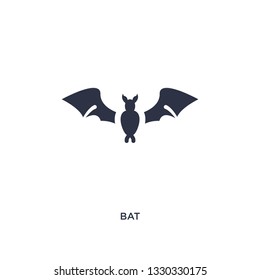 bat icon. Simple element illustration from autumn concept. bat editable symbol design on white background. Can be use for web and mobile.