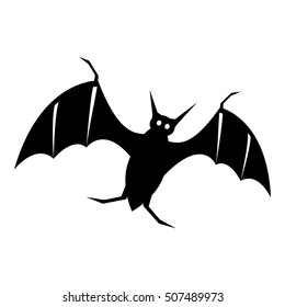 Bat icon. Simple illustration of bat vector icon for web