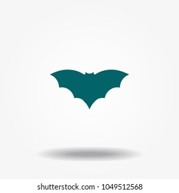 Bat icon vector.