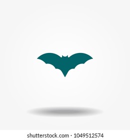 Bat icon vector.