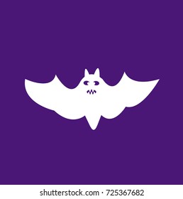 Bat icon vector 